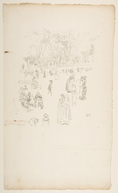 James McNeill Whistler, Nursemaids: "Les Bonnes du Luxembourg"