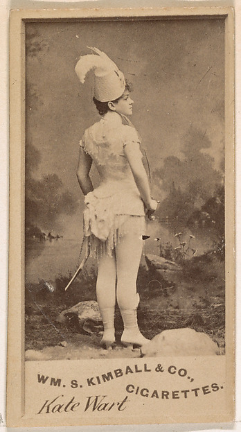 William S. Kimball & Company, Kate Wart, from the Actresses series (N203) issued by Wm. S. Kimball & Co.