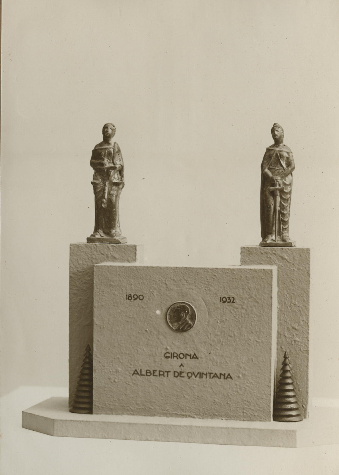 Desconegut, [Project of the monument to Albert de Quintana]