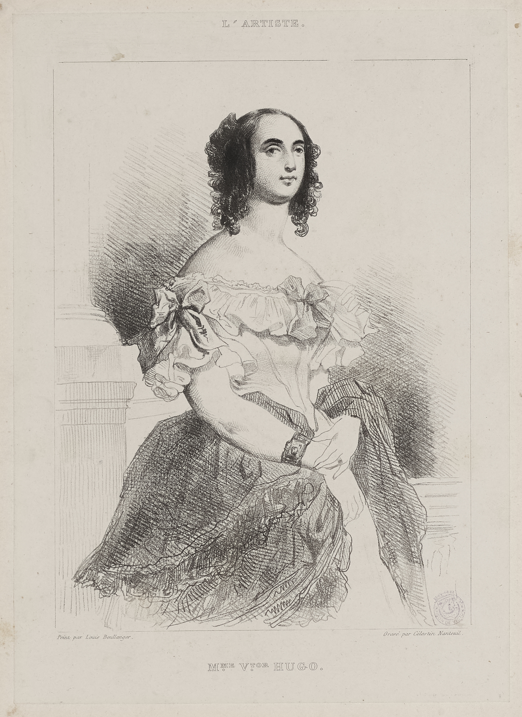 Célestin Nanteuil, Mme Vtor Hugo