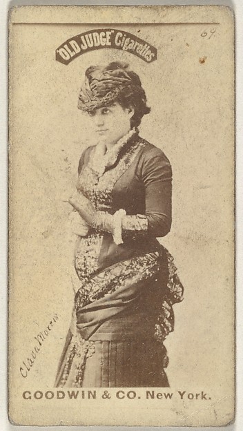 Goodwin & Company, Clara Morris, from the Actors and Actresses series (N171) for Old Judge Cigarettes