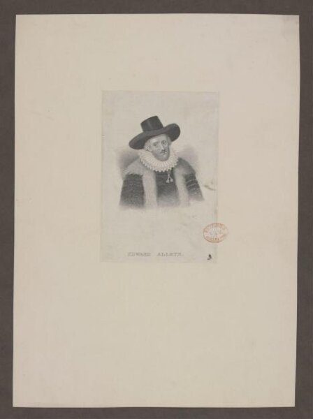 Unknown, Edward Alleyn