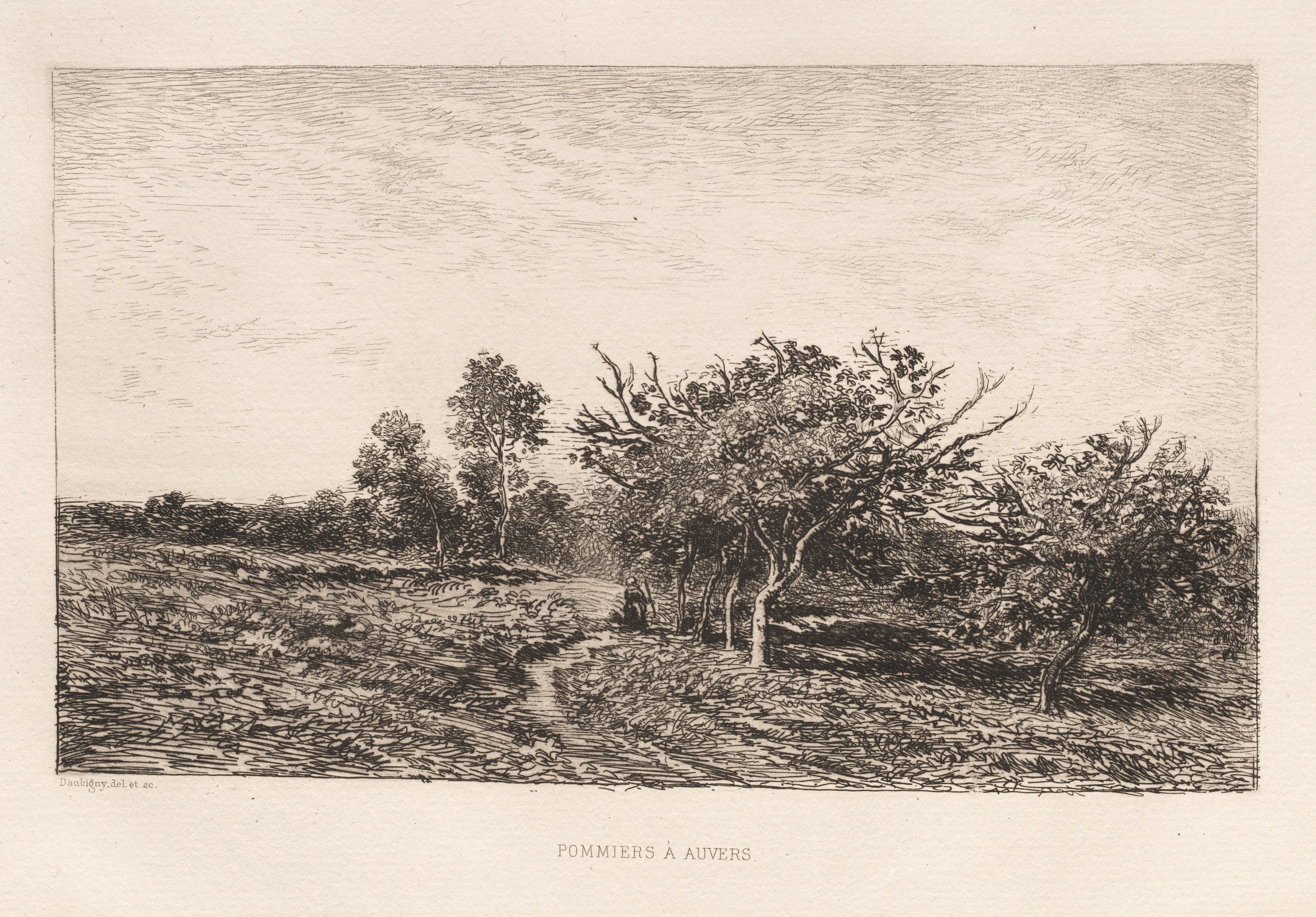 Charles François Daubigny, Apple Trees at Auvers (Pommiers à Auvers)