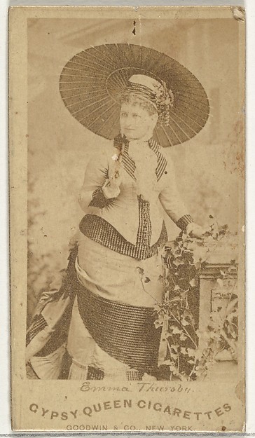 Goodwin & Company, Emma Thiersby, from the Actors and Actresses series (N171) for Gypsy Queen Cigarettes