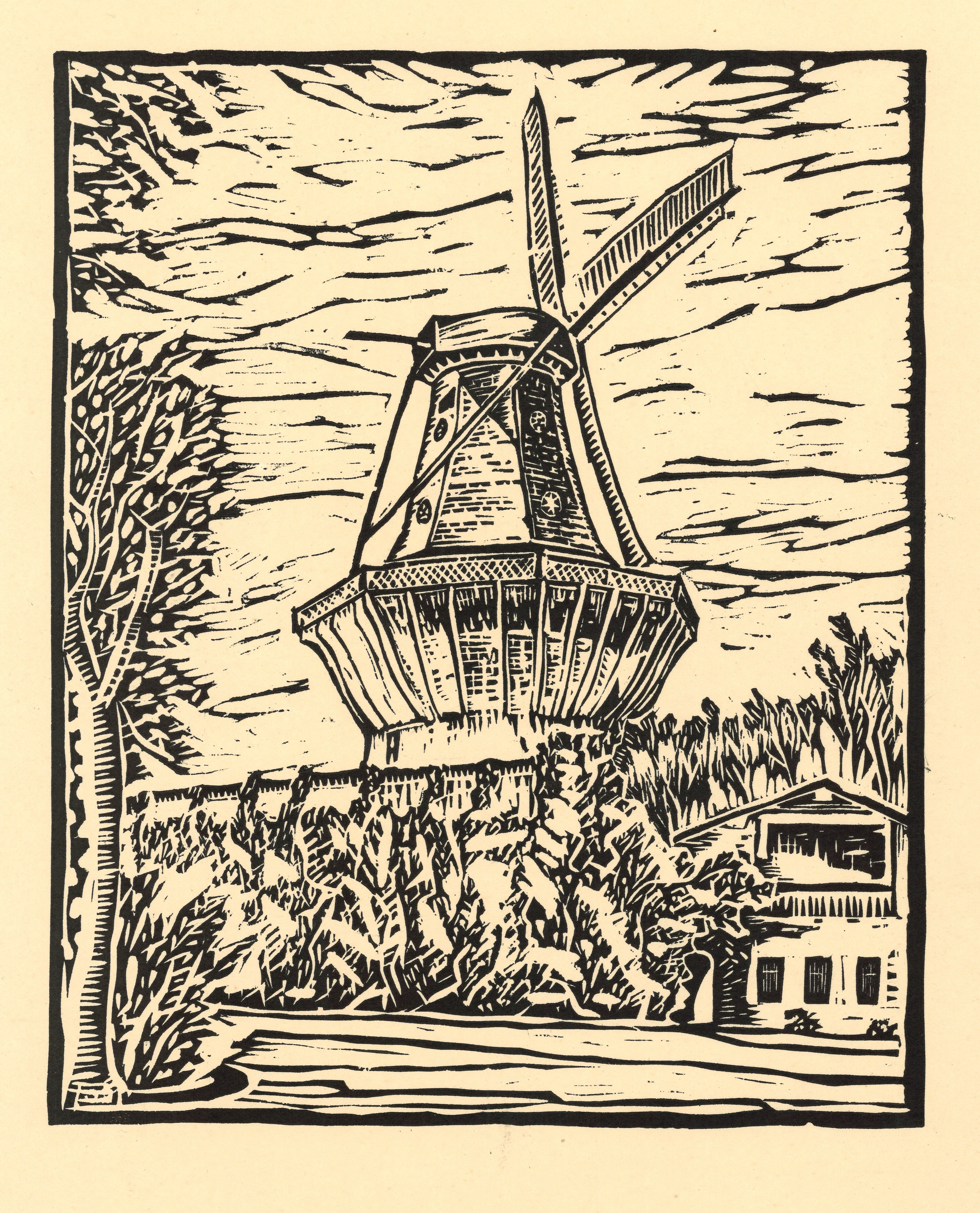 Rudolf Grosse (Architekt), Potsdam-Sanssouci: Historische Mühle von Osten