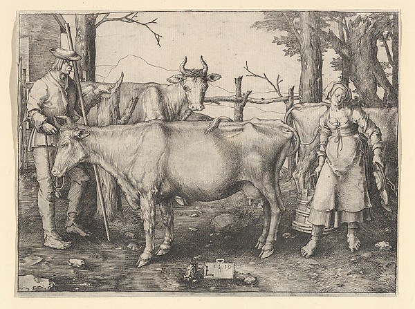 Lucas van Leyden, The Milkmaid