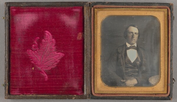 Unknown, [Portrait of a Seated Man with Hands Clasped]