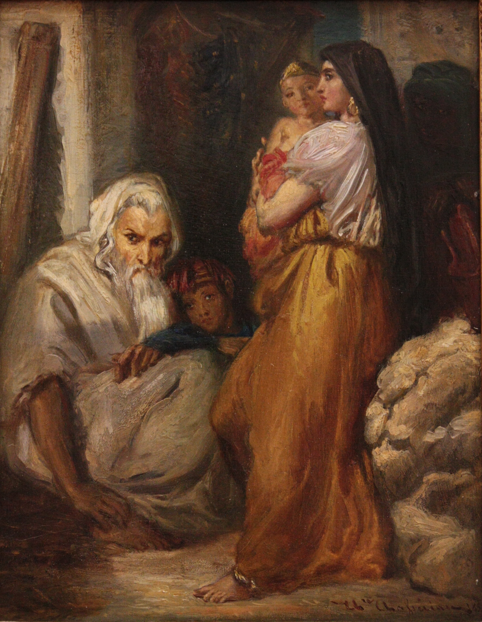 Théodore Chassériau, Intérieur juif à Constantine