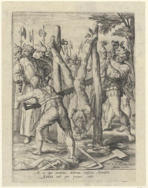 Passe, Crispijn van de, (approximately 1565-1637), (printmaker), Triumphus Martyrum: The martyrdom of Isaiah