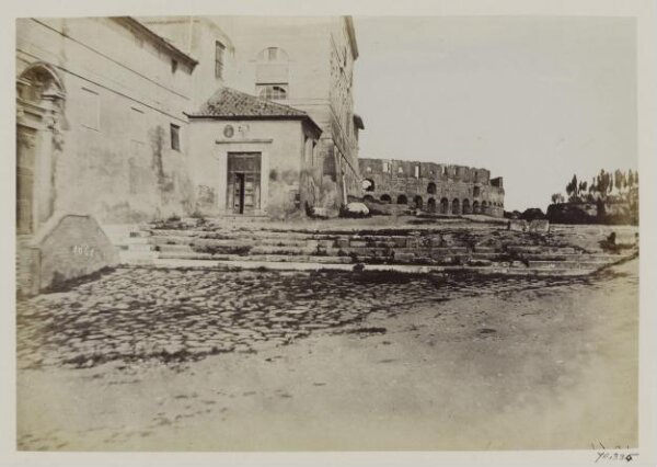 Parker, John Henry, Platform of S. Francesca Romana - Steps at the north-west corner of the Porticus Liviae (?), or Absidata (?).