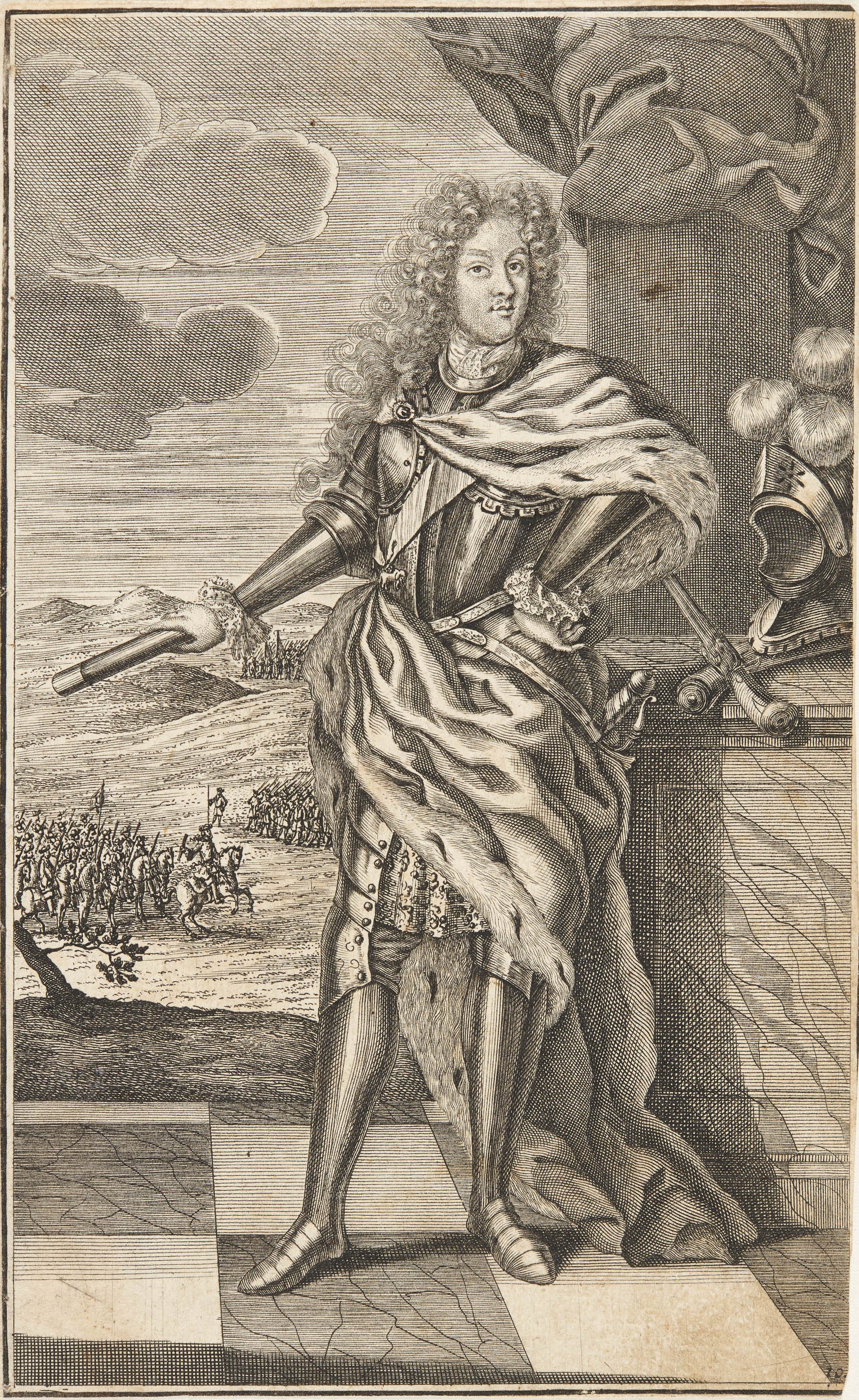 Andreas Matthäus Wolfgang, Bildnis Herzog Eberhard Ludwig von Württemberg