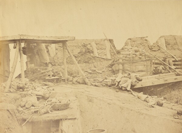 Felice Beato, Interior of the British Entrance, North Fort August 21, 1860