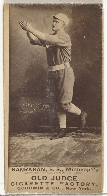 Goodwin & Company, William T. "Red" Hanrahan, Shortstop, Minneapolis, from the Old Judge series (N172) for Old Judge Cigarettes