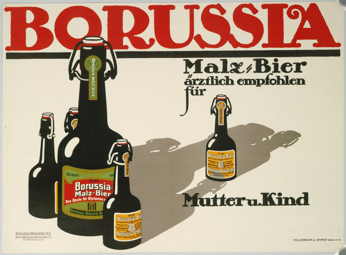 Anonym, BORUSSIA; Malz-Bier; BORUSSIA-BRAUEREI A.G., Berlin-Weissensee