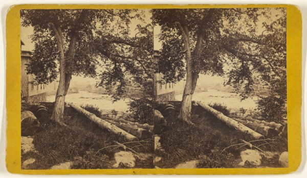 Edward and Henry T. Anthony & Co., Looking East from North Mill Dam Falls, Little Falls, N.Y.