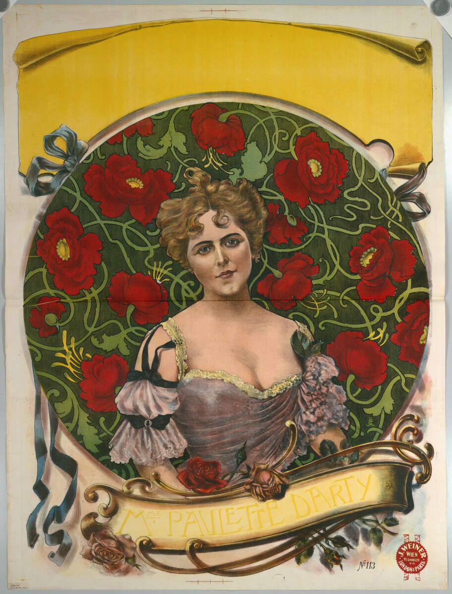 Anonym, Mme. Paulette Darty (Blankoplakat)