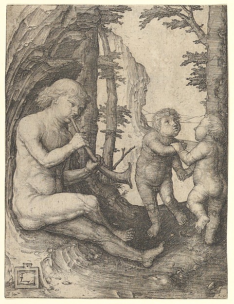 Lucas van Leyden, Boy with a Trumpet