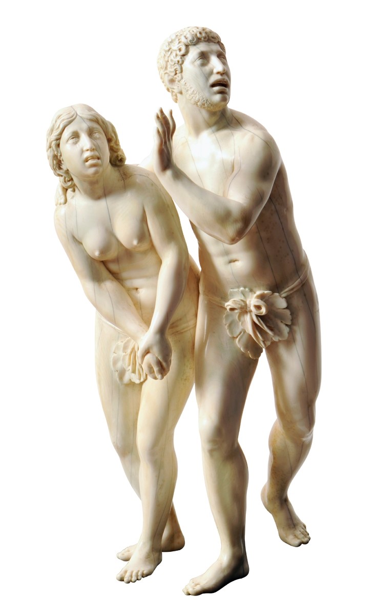 Leonhard Kern, Statuetten Adam und Eva nach der Vertreibung aus dem Paradies