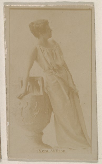 Kinney Brothers Tobacco Company, Vera Wilson, from the Actresses series (N245) issued by Kinney Brothers to promote Sweet Caporal Cigarettes