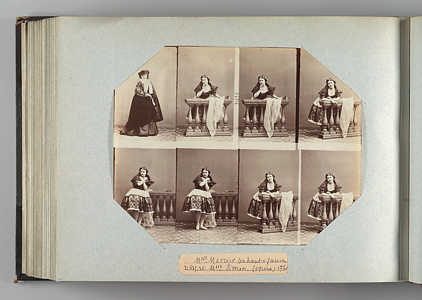 André-Adolphe-Eugène Disdéri, Mlle Mercier; Mlle Simon