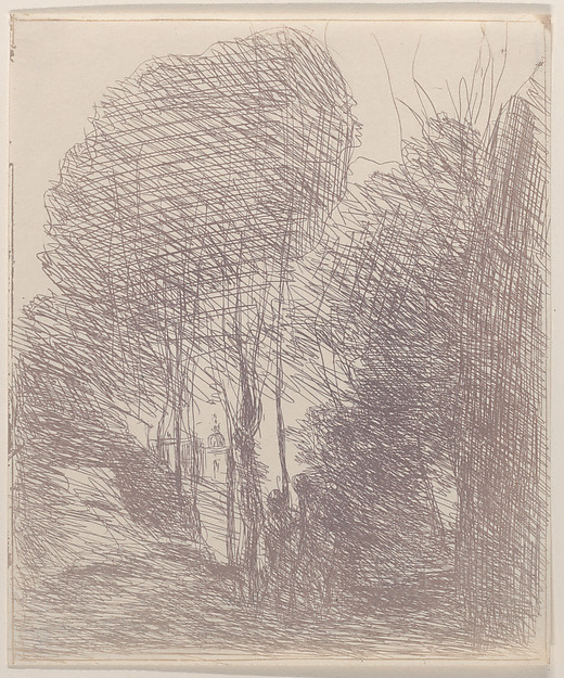 Camille Corot, Souvenir de la Villa Pamphili