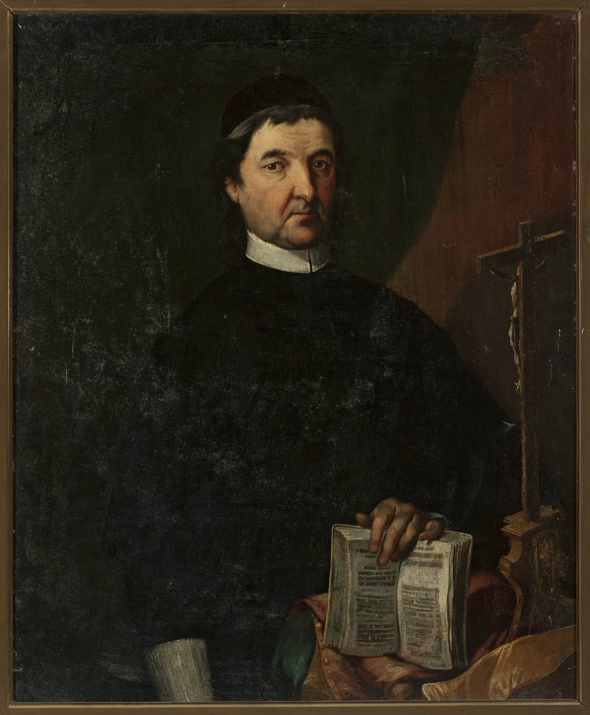Jan Damel, Portrait of a priest (Piarist?)