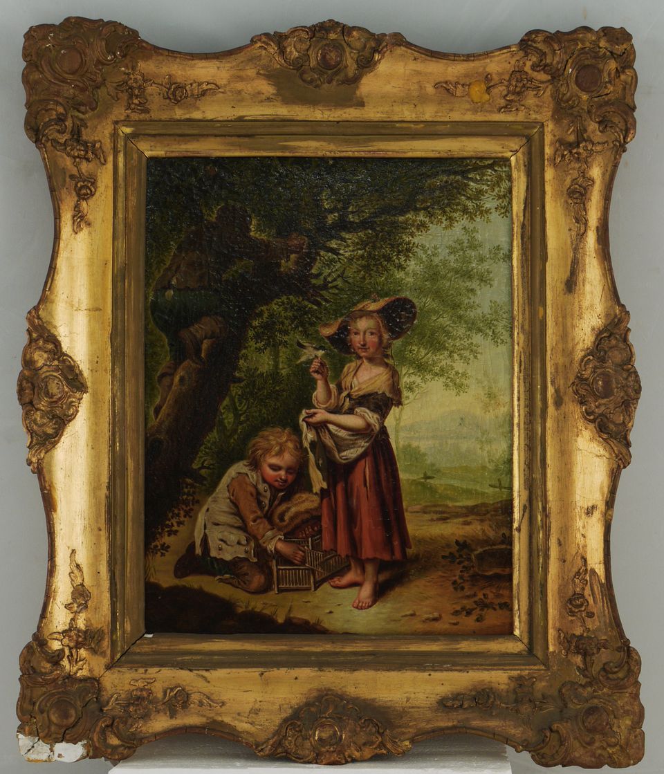 Johann Conrad Seekatz, Vogelfangende Kinder