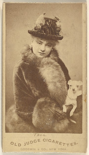 Goodwin & Company, Theo, from the Actors and Actresses series (N171) for Old Judge Cigarettes
