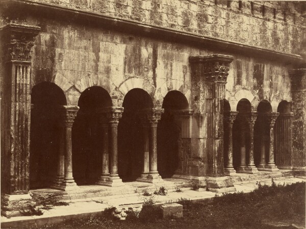 Édouard Baldus, [Cloister of St. Trophime, Arles]