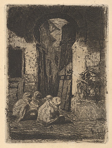 Mariano Fortuny Marsal, Tangier, Seated Arabs