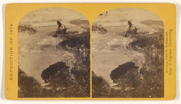 Timothy H. O'Sullivan, One of the group of Pagosa Hot Springs, showing incrustation on the surface. Much prized by the Indians and miners on account...
