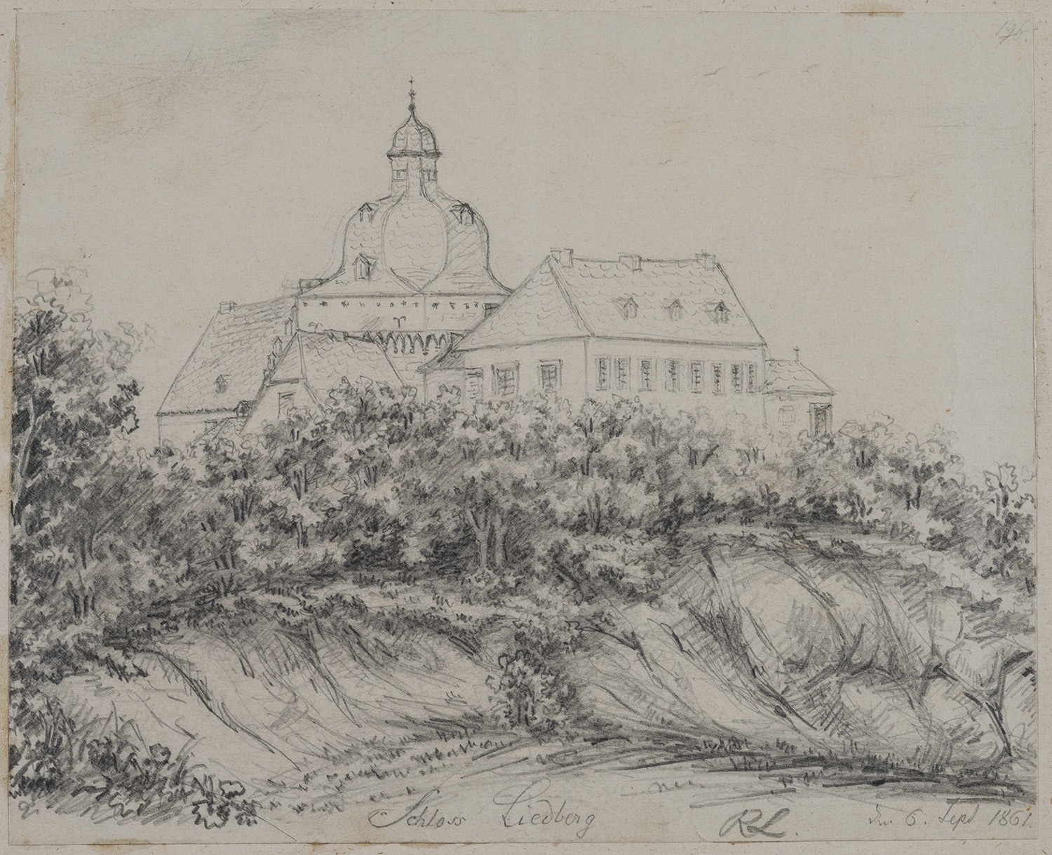 Rudolf Lutter, Liedberg (Stadt Korschenbroich, Nordrhein-Westfalen): Schloss Liedberg
