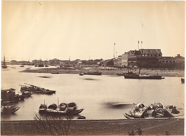 John Thomson, The Bund in Shanghai