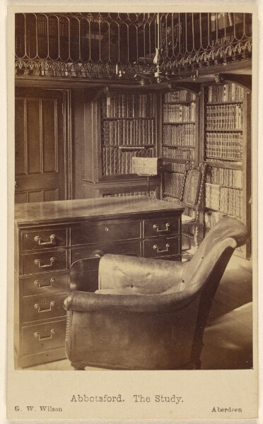 George Washington Wilson, Abbotsford. The Study.