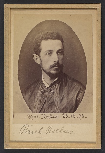Alphonse Bertillon, Reclus. Paul. Pas d'informations sur la fiche. 23/12/93