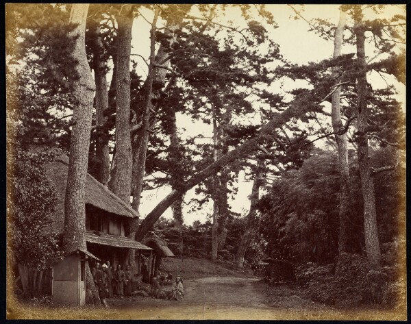 Felice Beato, View on the Tokaido Road to Fujiyama