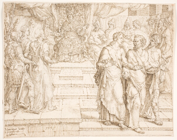Maarten van Heemskerck, Peter og Johannes bliver under trusler løsladt