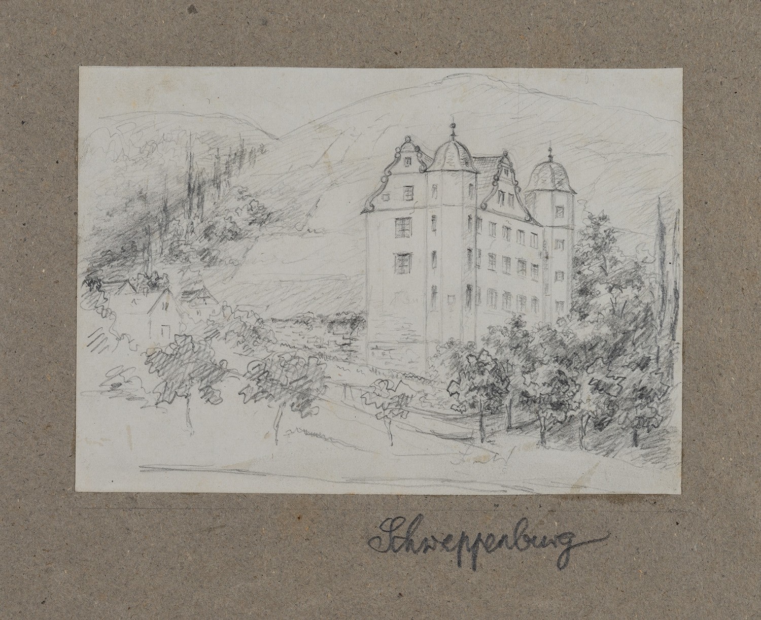 Rudolf Lutter, Schweppenburg (Rheinland): Schloss