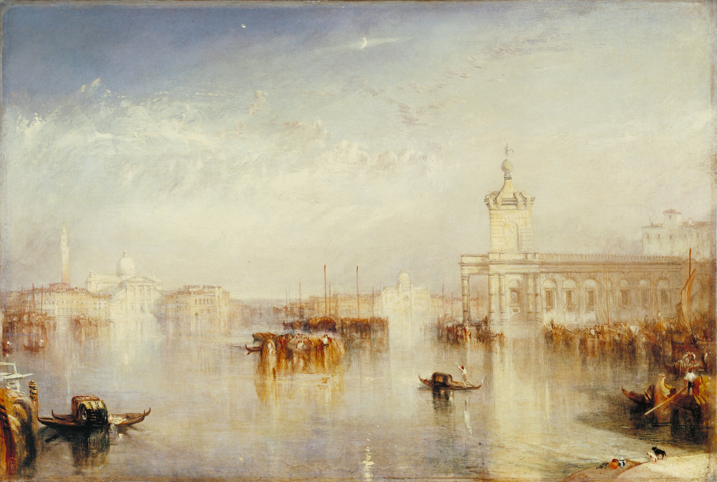 J. M. W. Turner, The Dogano, San Giorgio, Citella, from the Steps of the Europa