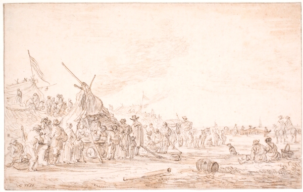 Jan Josefsz van Goyen, Kystlandskab med en strandet hval