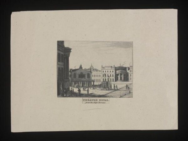 Unknown, Theatre Royal from the High Terrace