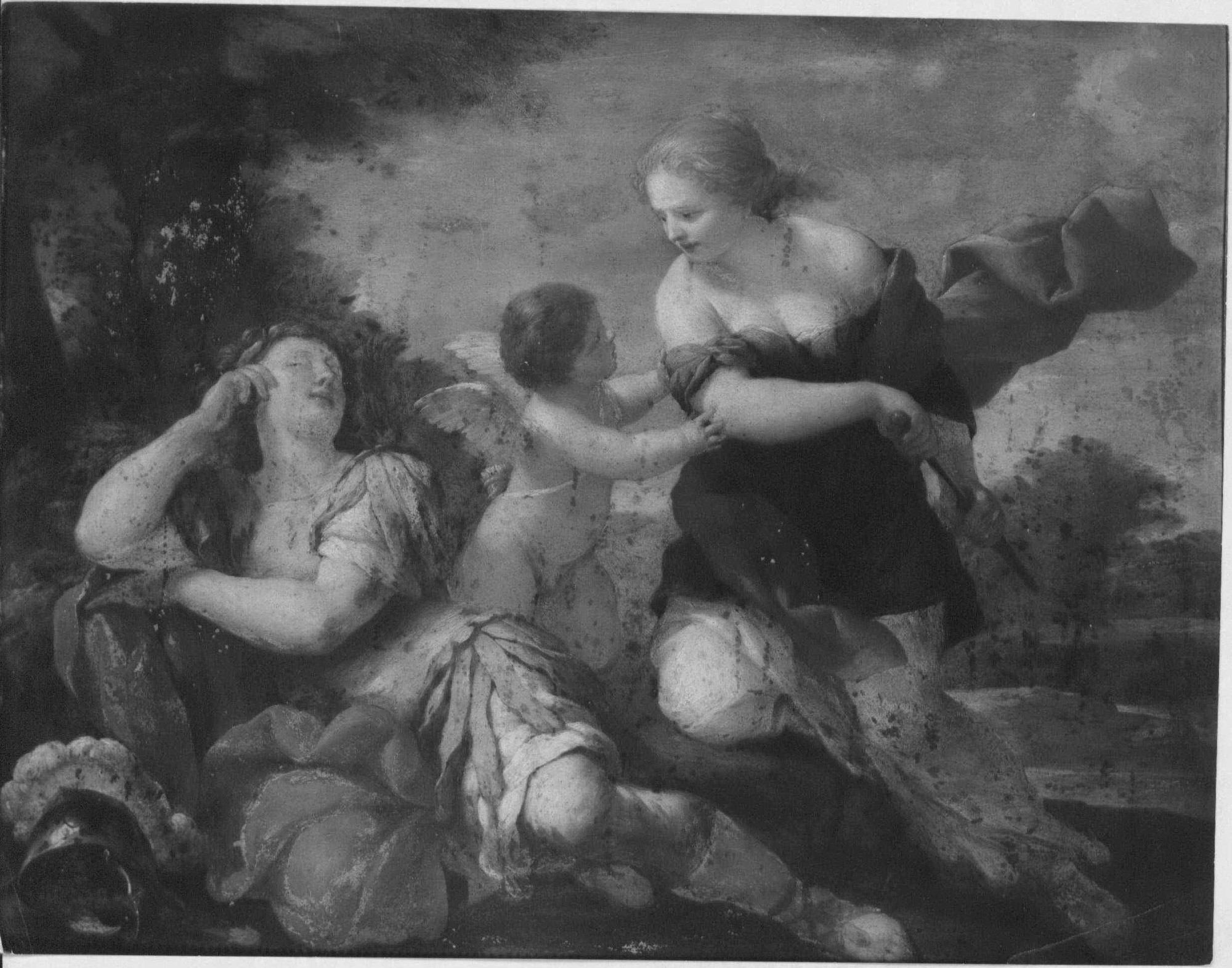 Giovanni Francesco Romanelli, Armida Discovering the Sleeping Rinaldo