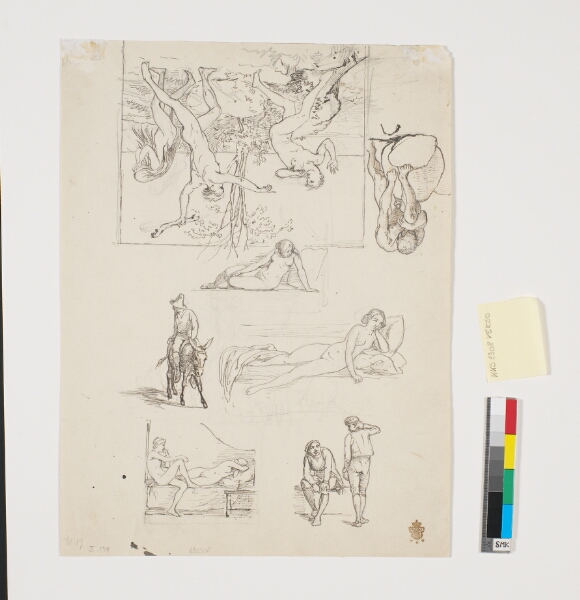 Wilhelm Marstrand, Forskellige figurfremstillinger bl.a. skinsygedrama fra urtiden