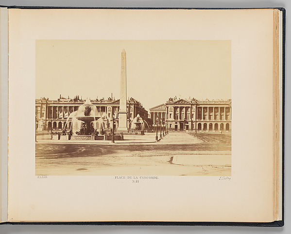 Edouard Baldus, Place de la Concorde