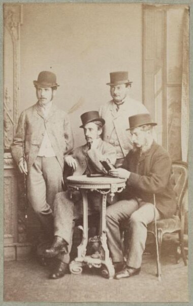 Unknown, Carte-de-visite photographs (480). Four photographs  are dry-mounted to each sheet (120).