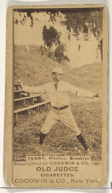 Goodwin & Company, Terry, Pitcher, Brooklyn, from the Old Judge series (N172) for Old Judge Cigarettes