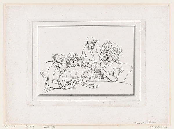 Thomas Rowlandson, Game at Cribbage