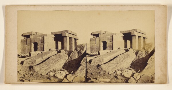 Francis Frith, [The Temple at Sanmet. Ethiopia.]