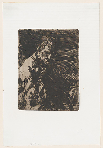 Anders Zorn, Village Violinist