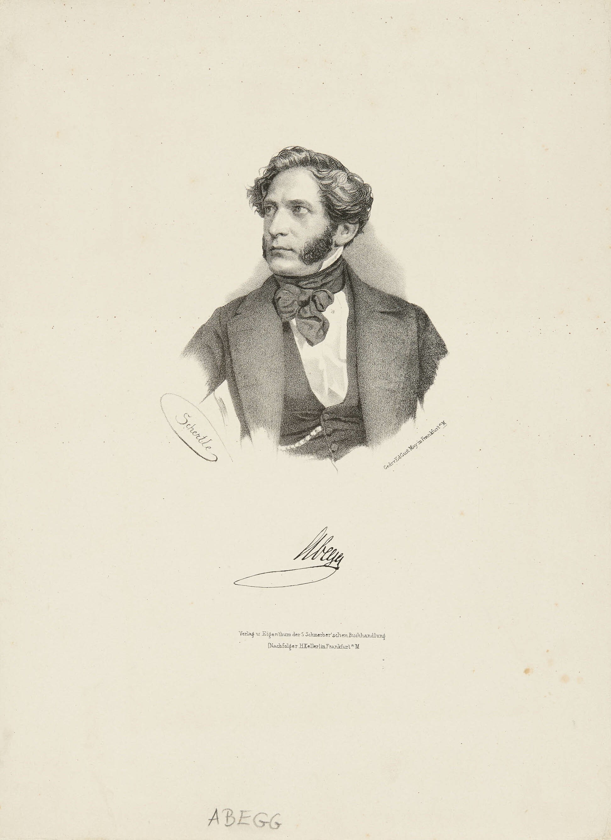 Valentin Schertle, Bildnis Bruno Abegg